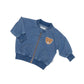 Huxbaby HuxBear Knit Denim Bomber Jacket