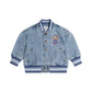 Huxbaby Dreamy Denim Varsity Bomber