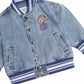 Huxbaby Dreamy Denim Varsity Bomber