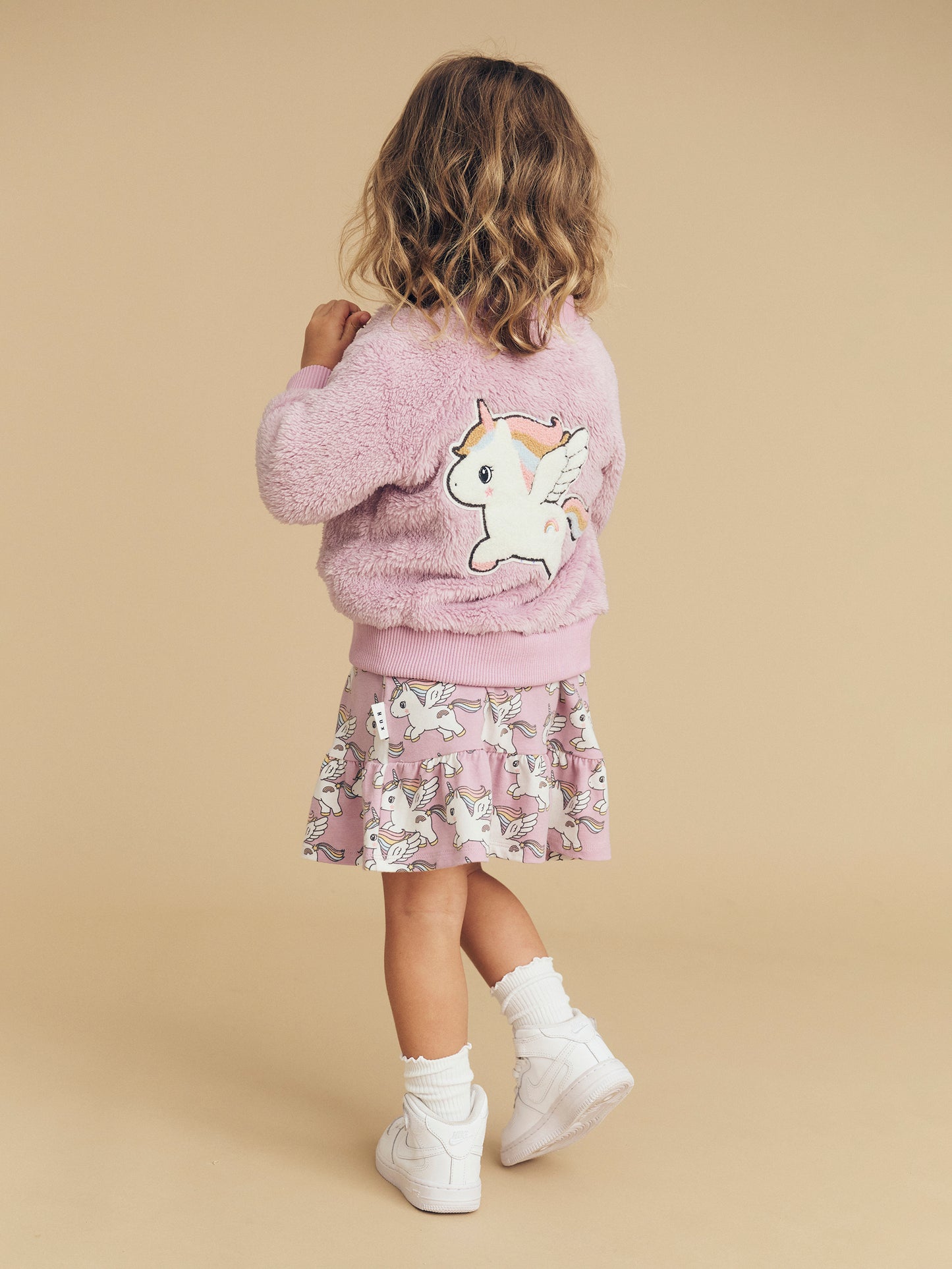 Huxbaby Magical Unicorn Fur Jacket