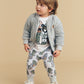 Huxbaby Dino Star Fur Jacket