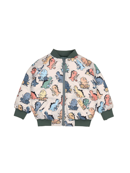 Huxbaby Dino Band Reversible Bomber