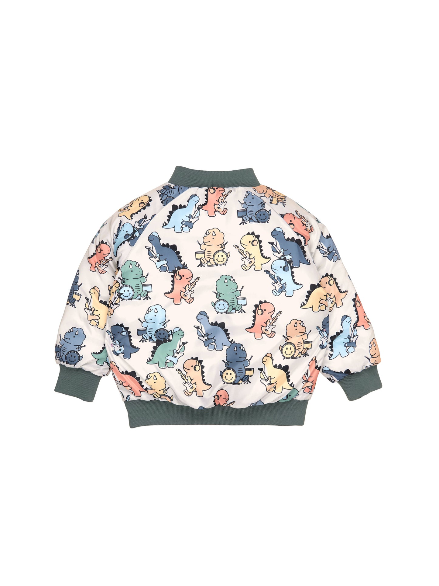 Huxbaby Dino Band Reversible Bomber