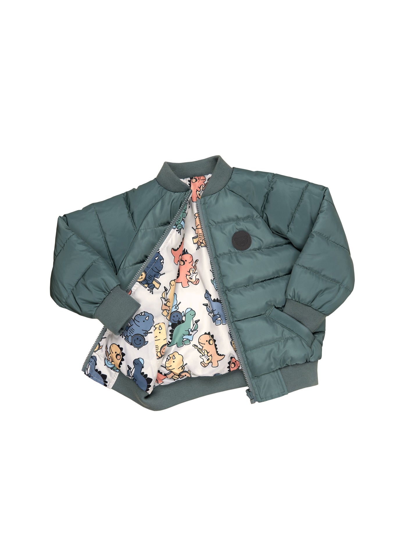 Huxbaby Dino Band Reversible Bomber