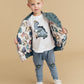 Huxbaby Dino Band Reversible Bomber