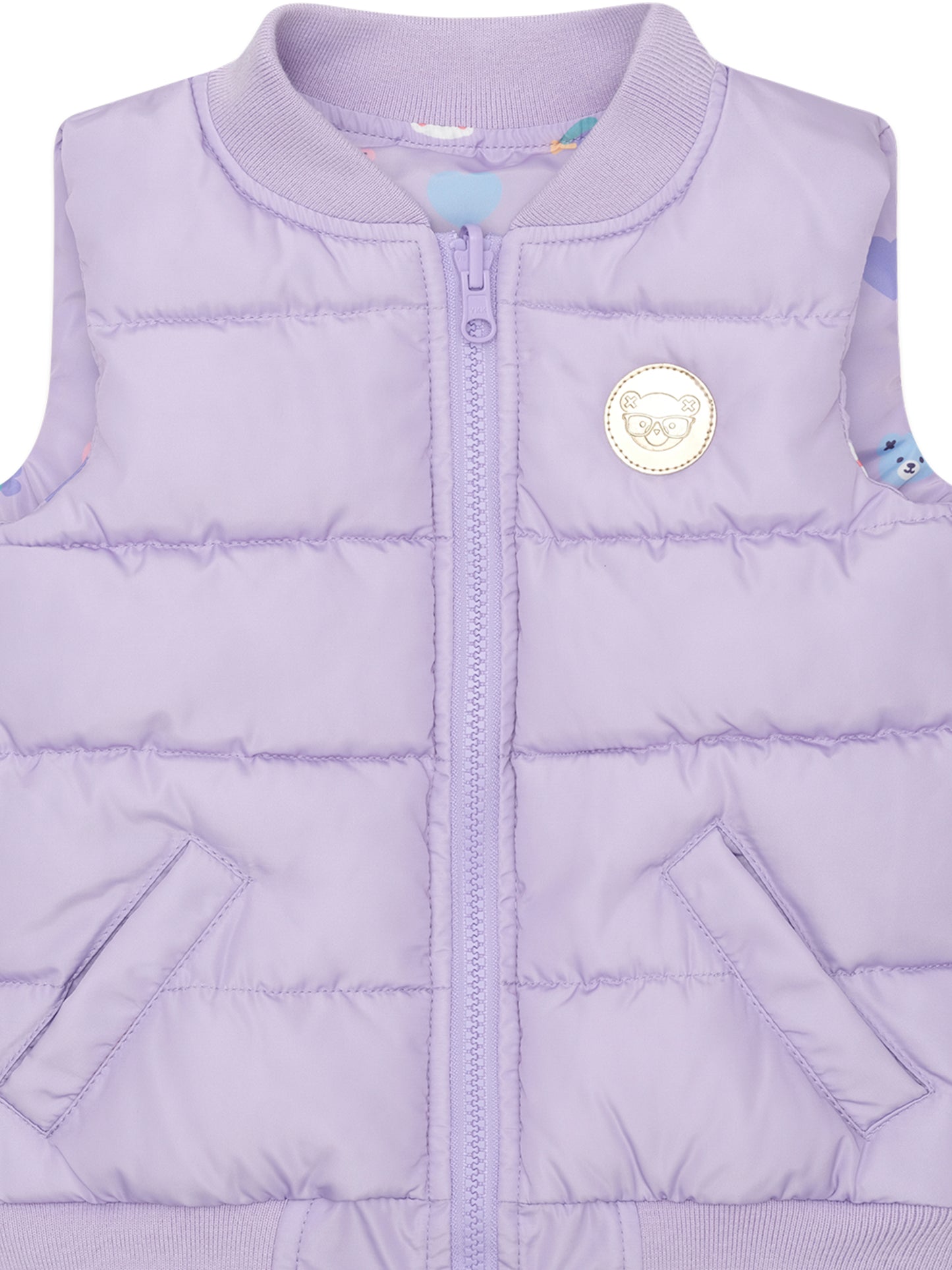 Huxbaby Hux Emoji Reversible Puffer Vest