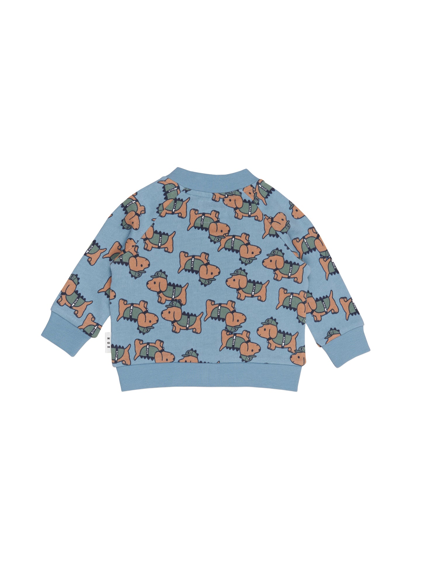 Huxbaby Dino Dog Bomber Mountain Blue