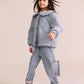 Huxbaby Vintage Bow Collar Denim Jacket