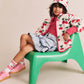 Huxbaby Very Cherry Sherpa Jacket