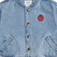 Huxbaby Dreamy Denim Strawberry Bomber