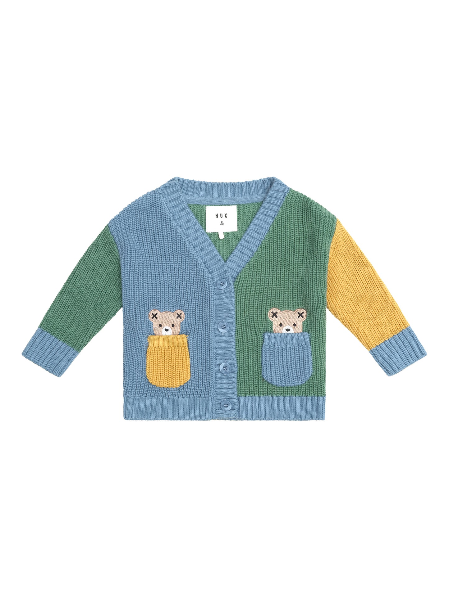 Huxbaby Hidden Hux Fisherman Rib Cardi