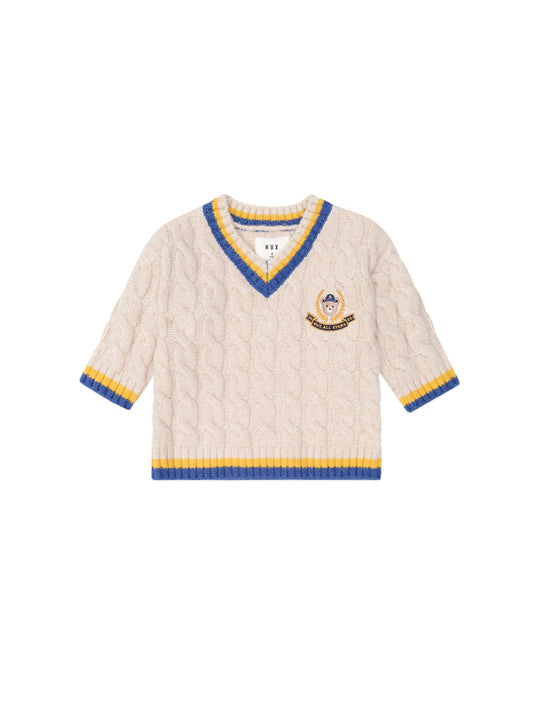 Huxbaby Collegiate Hux Cricket Jumper