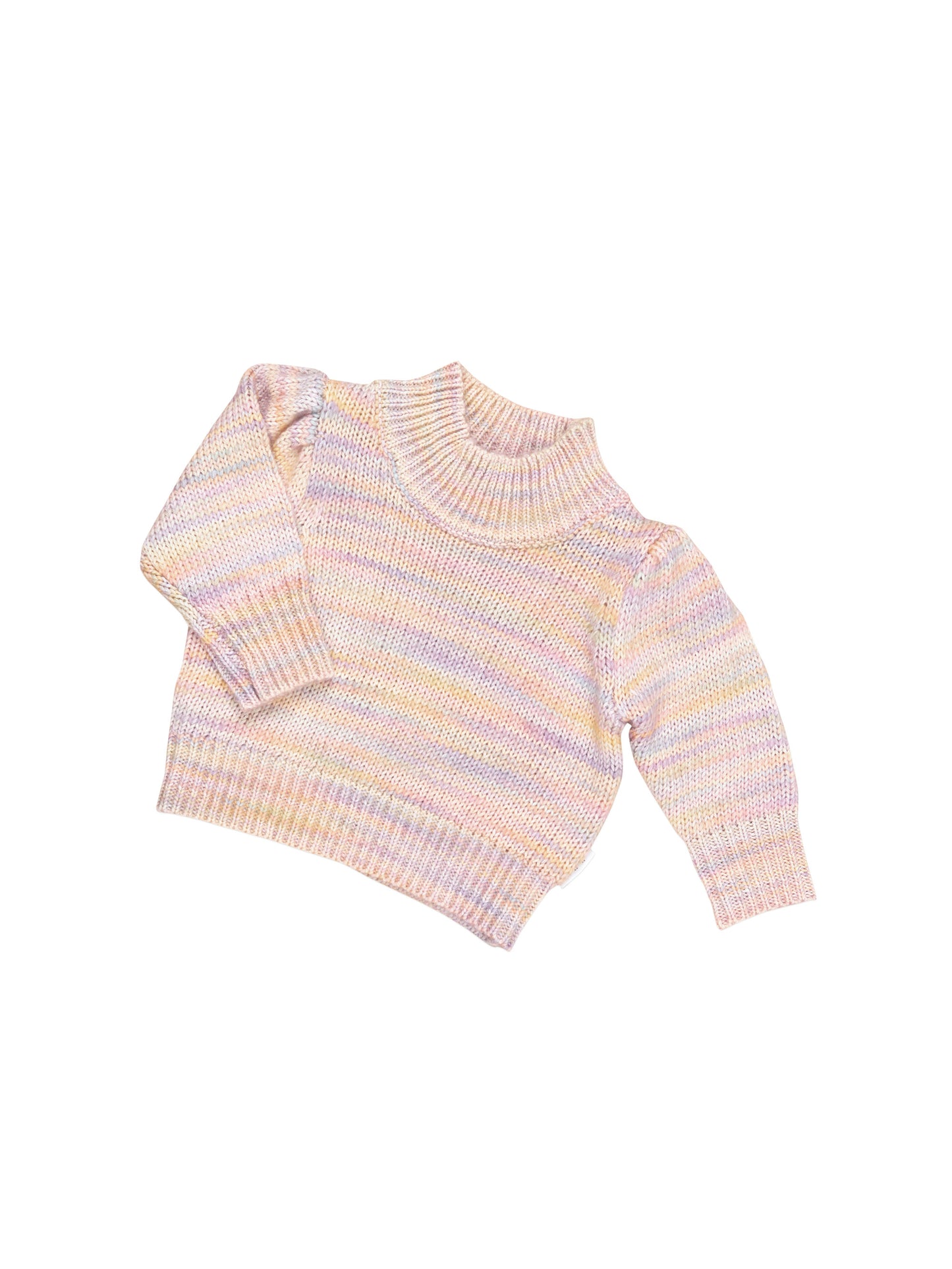 Huxbaby Rainbow Knit Puff Jumper