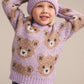 Huxbaby Orchid Huxbear Knit Jumper