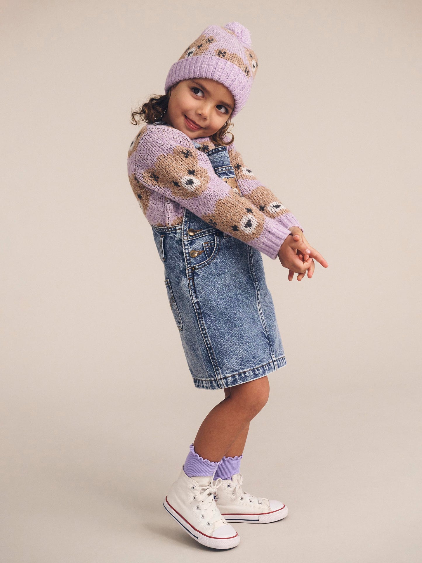 Huxbaby Orchid Huxbear Knit Jumper