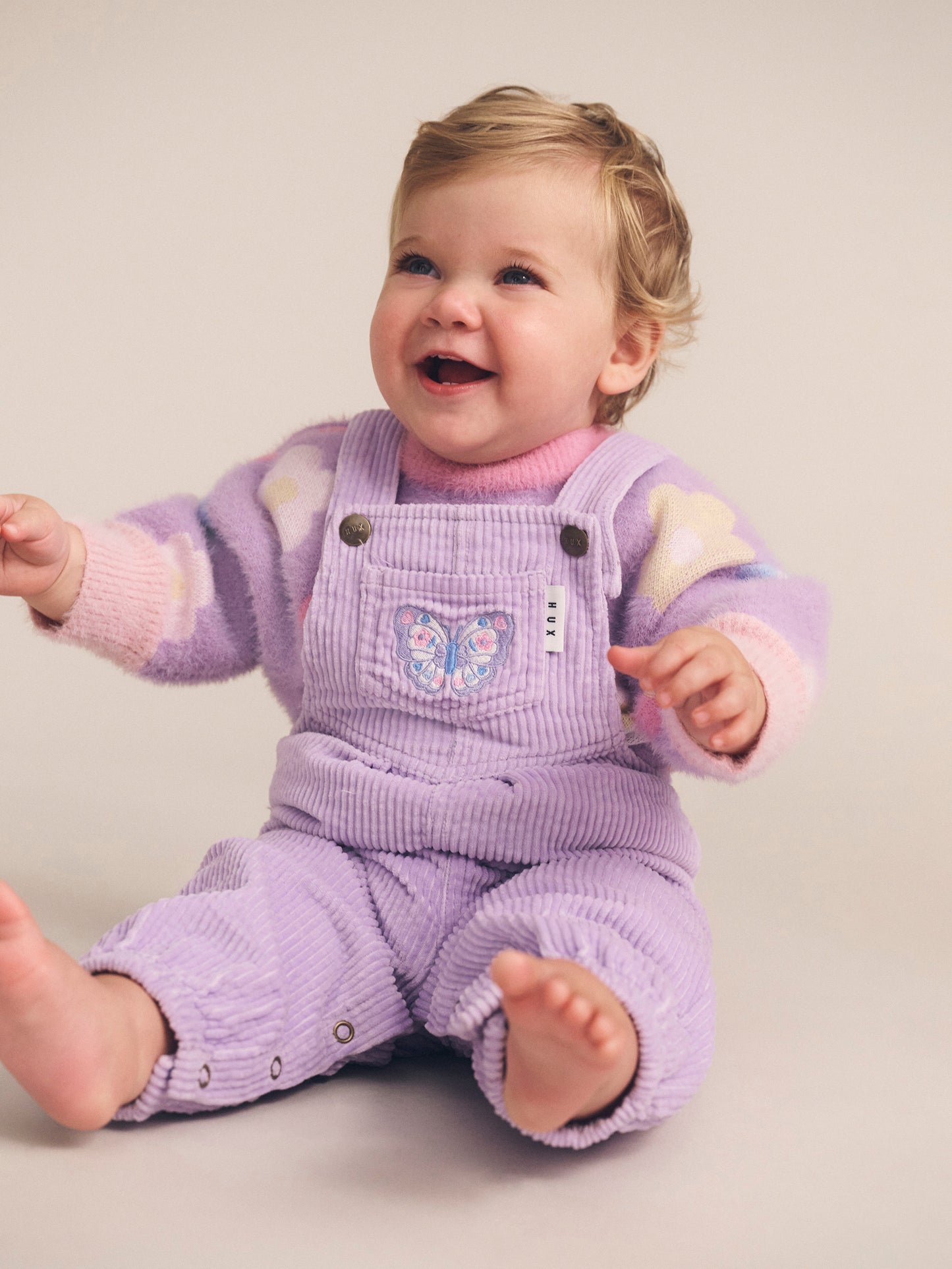 Huxbaby Rainbow Daisy Jumper