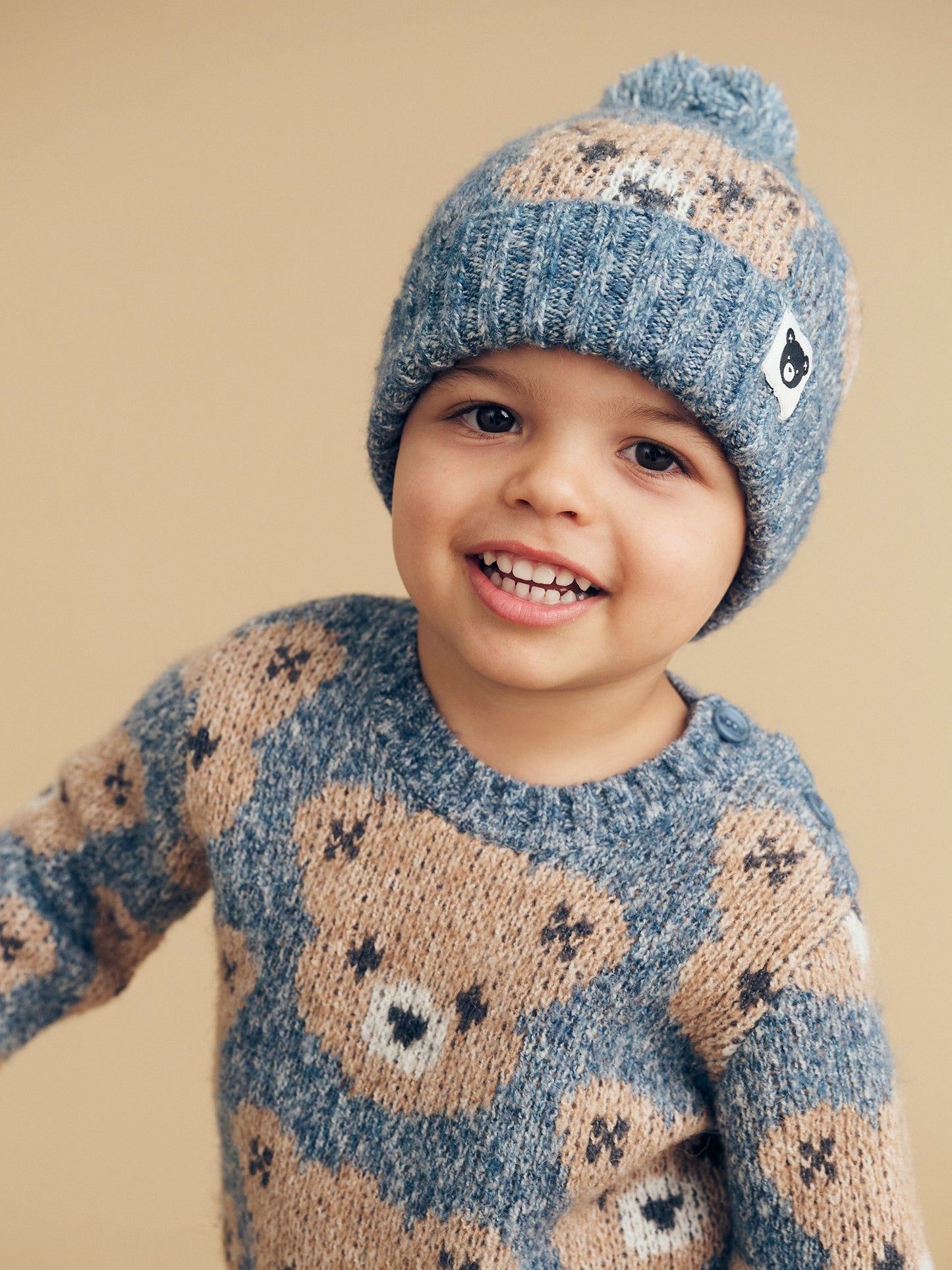 Huxbaby Night Huxbear Knit Jumper