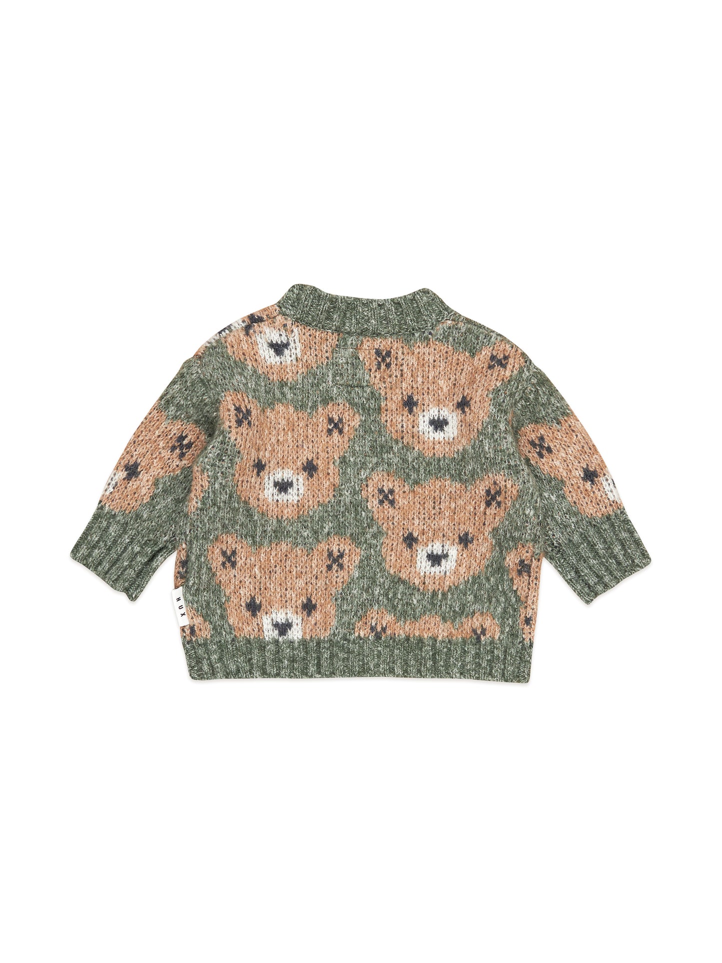 Huxbaby Huxbear Boxy Cardi Light Spruce