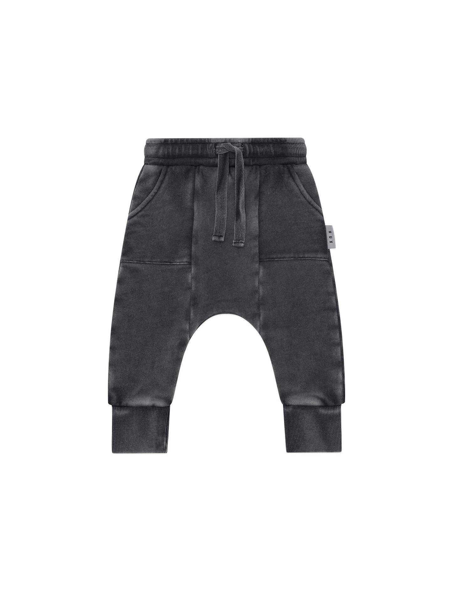 Huxbaby Washed Black Drop Crotch Pant