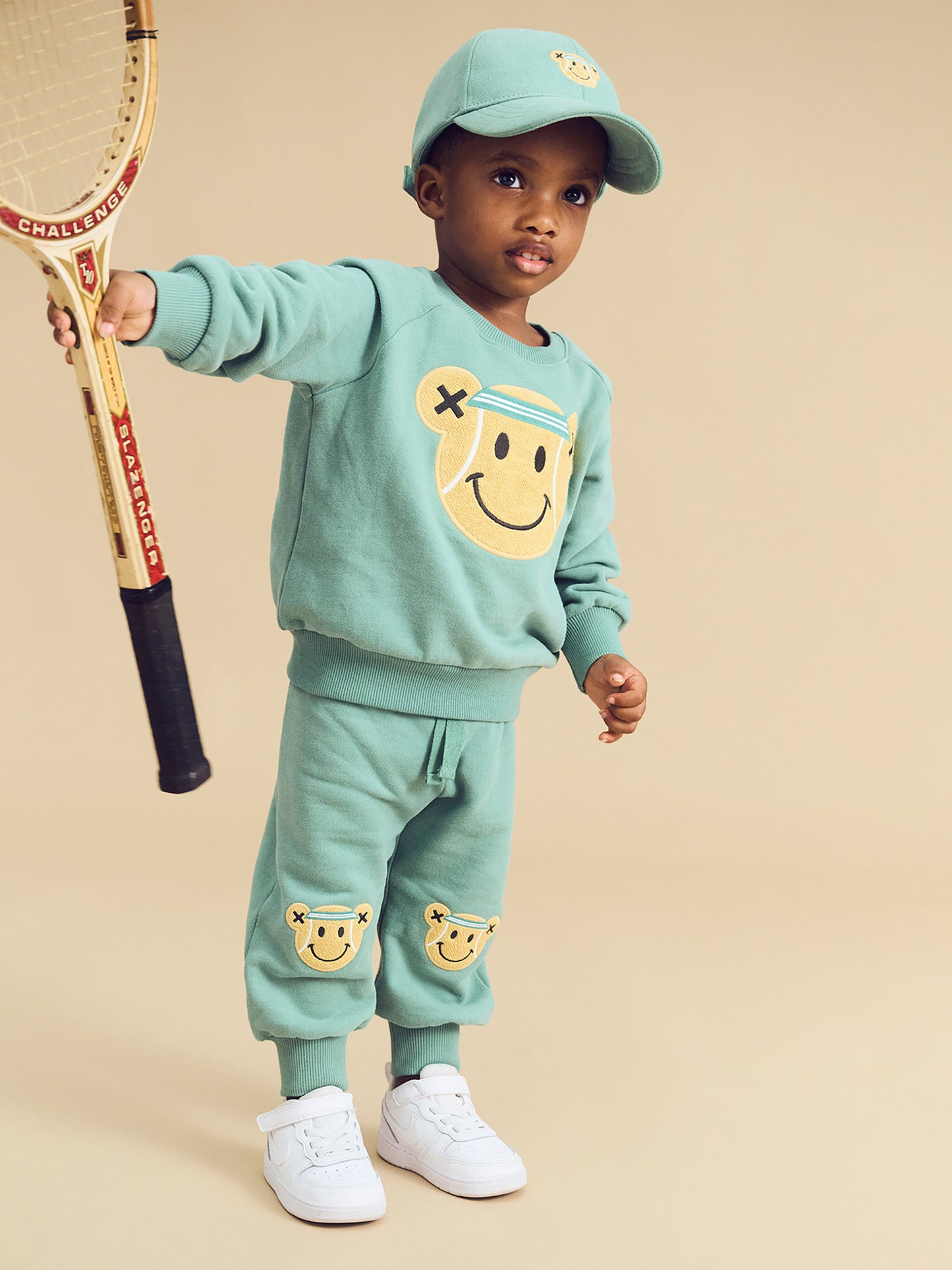 Huxbaby Tennis Bear Track Pant Turf