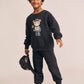 Huxbaby Soft Black Trackpant