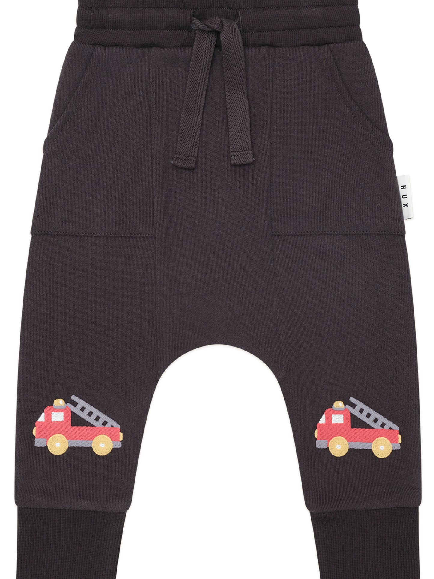 Huxbaby Fire Truck Drop Crotch Pant