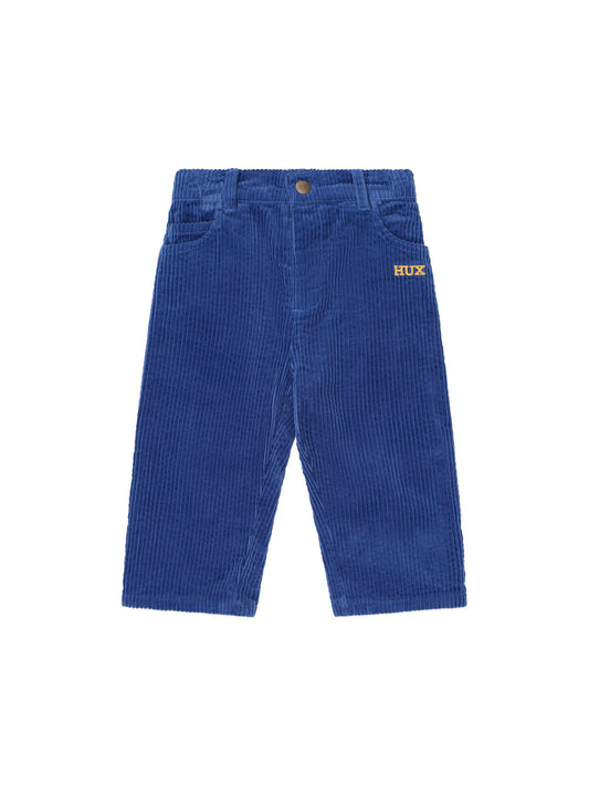 Huxbaby Cord Wide Leg Pant Cobalt