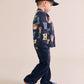 Huxbaby Cord Wide Leg Pant Navy