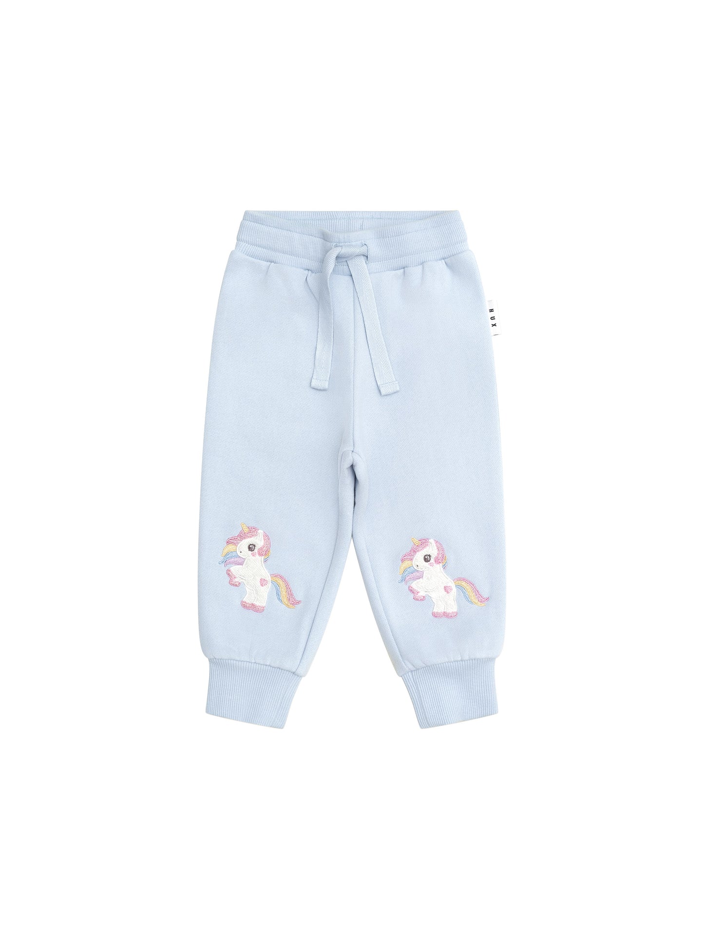 Huxbaby Rainbow Unicorn Track Pant Ice Water