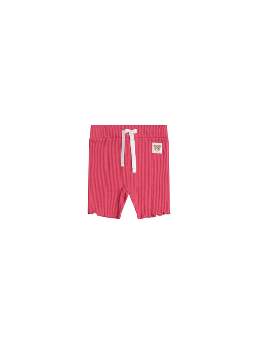 Huxbaby Cherry Rib Bike Shortie