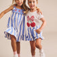 Huxbaby Seaside Cherry Stripe Frill Skort