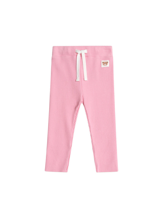 Huxbaby Pink Rib Leggings