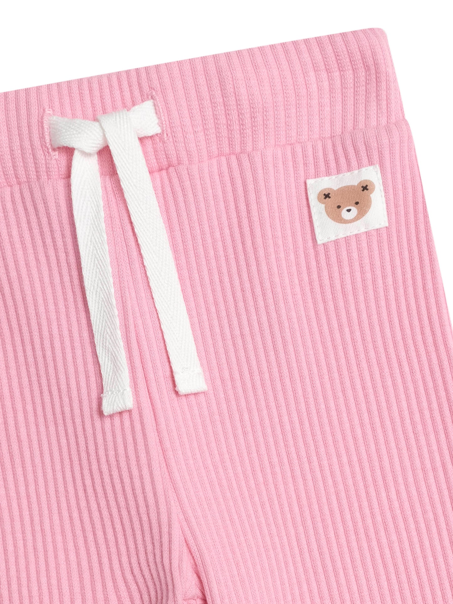 Huxbaby Pink Rib Leggings