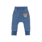 Huxbaby Huxbear Knit Denim Crop Crotch Pant