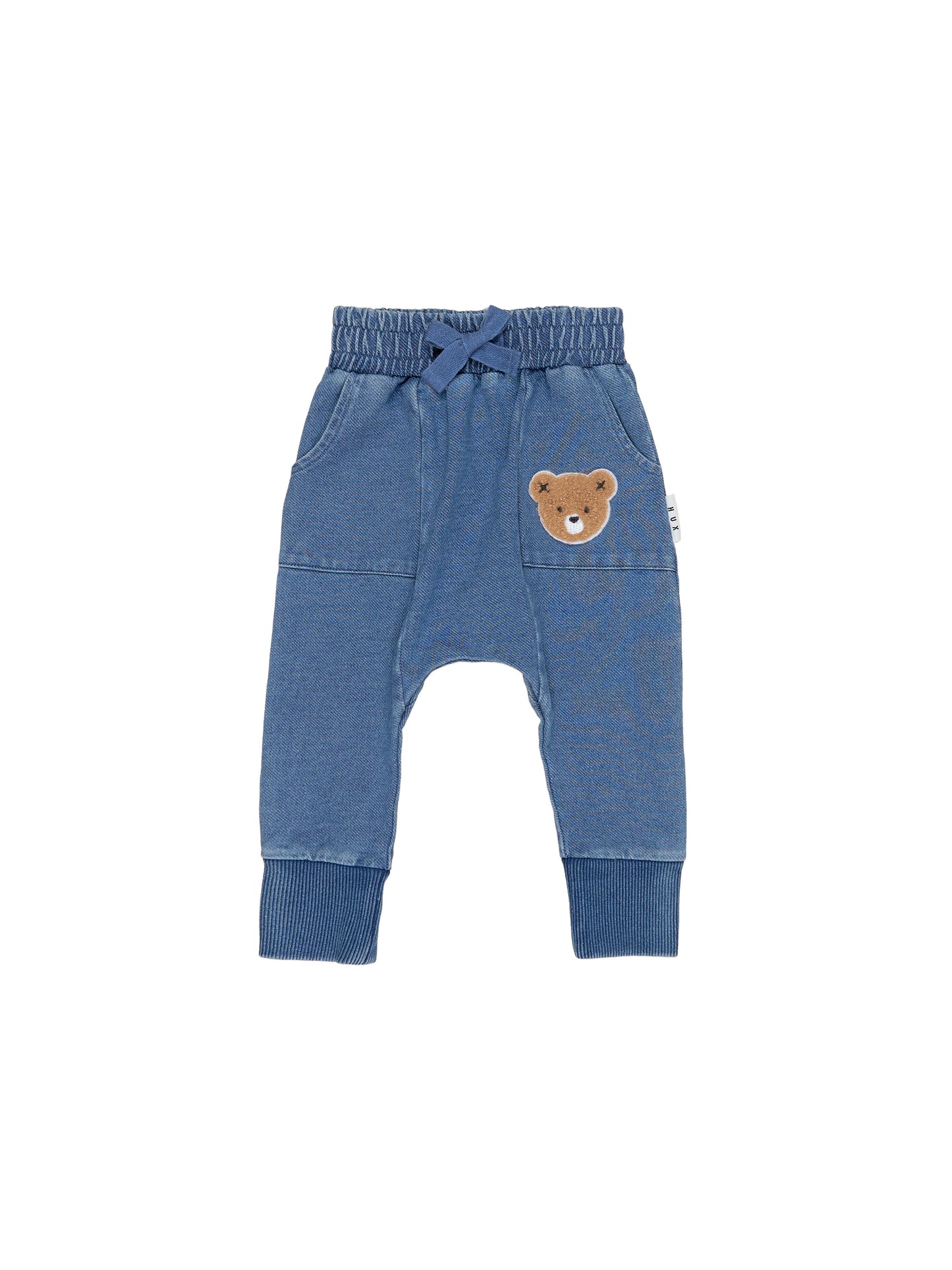 Huxbaby Huxbear Knit Denim Crop Crotch Pant