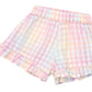 Huxbaby Rainbow Check Skort Rainbow Check