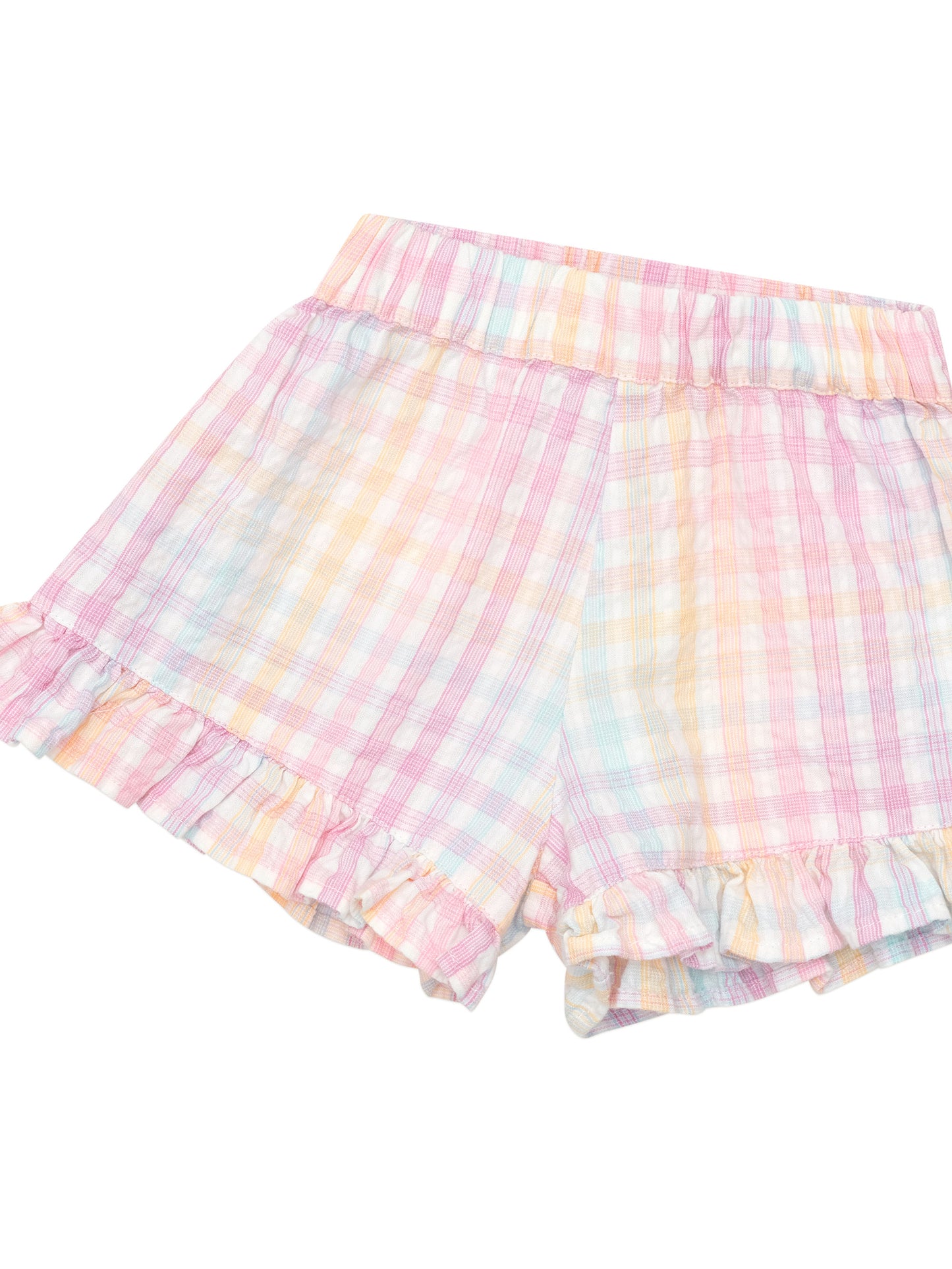 Huxbaby Rainbow Check Skort Rainbow Check