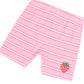 Huxbaby Strawberry Cream Stripe Bike Short