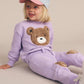 Huxbaby Orchid Furry Huxbear Track Pant