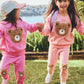 Huxbaby Blush Furry Huxbear Track Pant