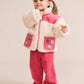 Huxbaby Cord Frill Hem Pant Cherry