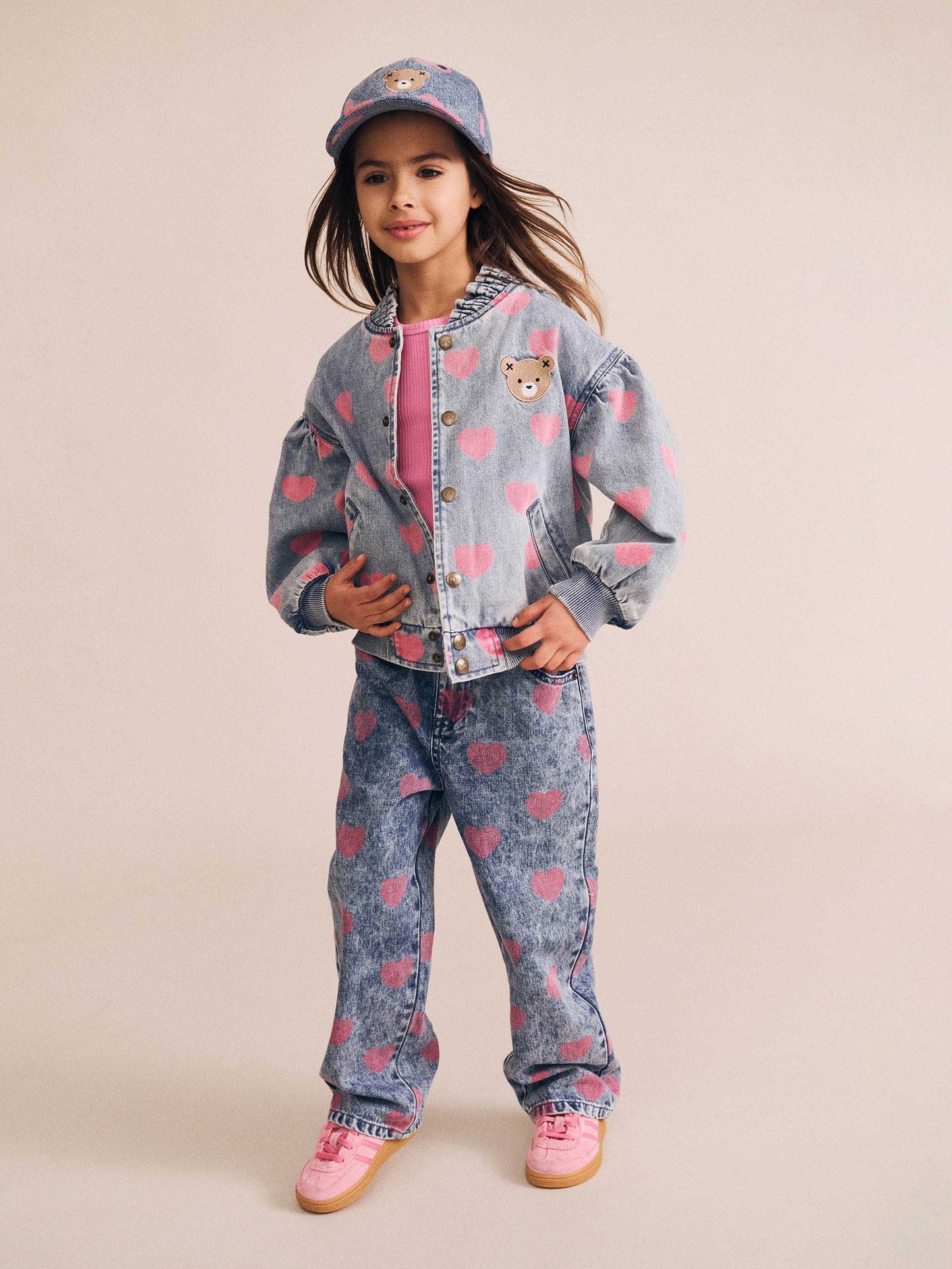 Huxbaby Dreamy Denim Hearts Jeans
