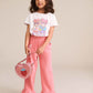 Huxbaby Cherry Embroidery Frill Pant
