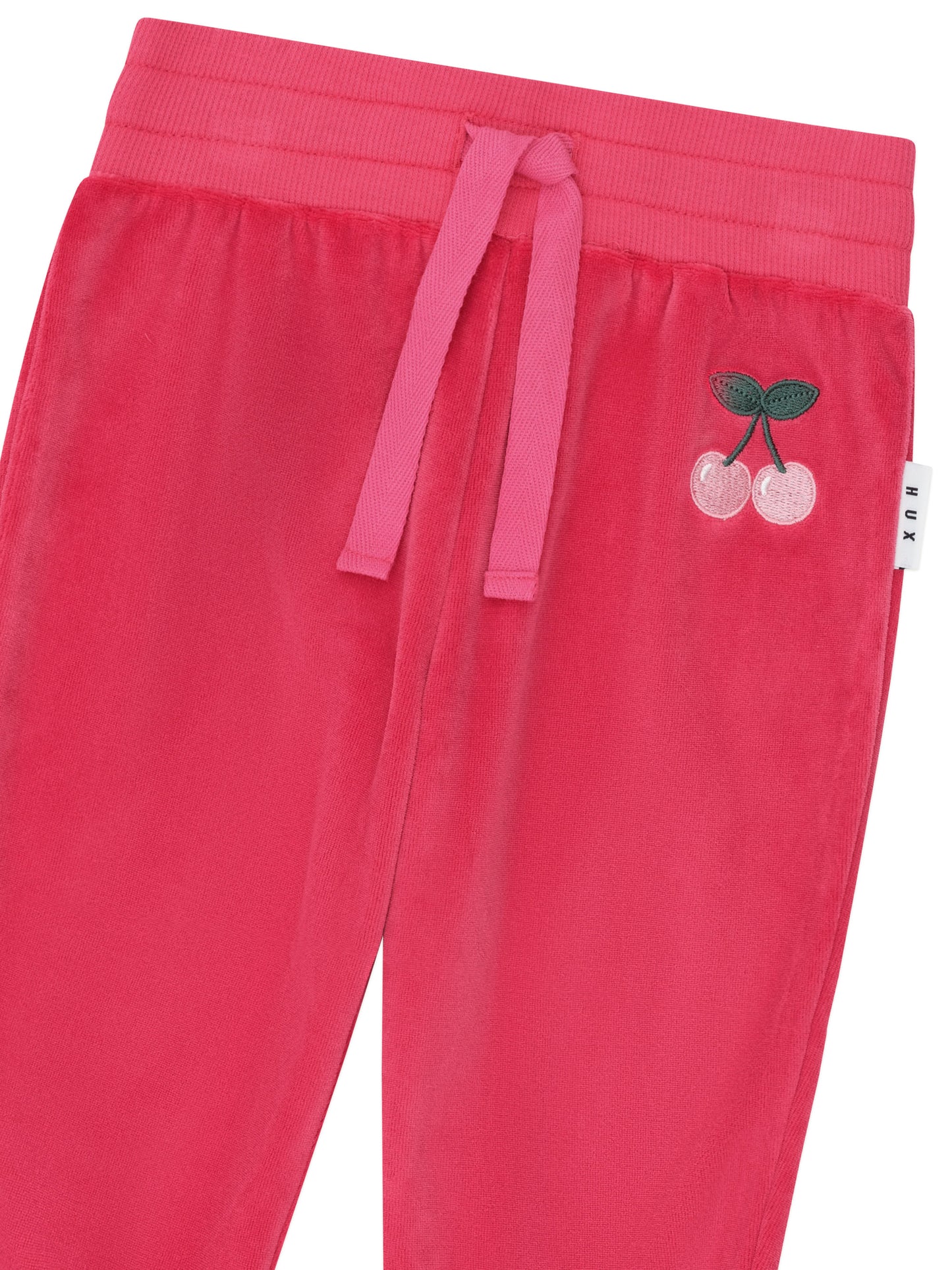 Huxbaby Very Cherry Velour Trackpant
