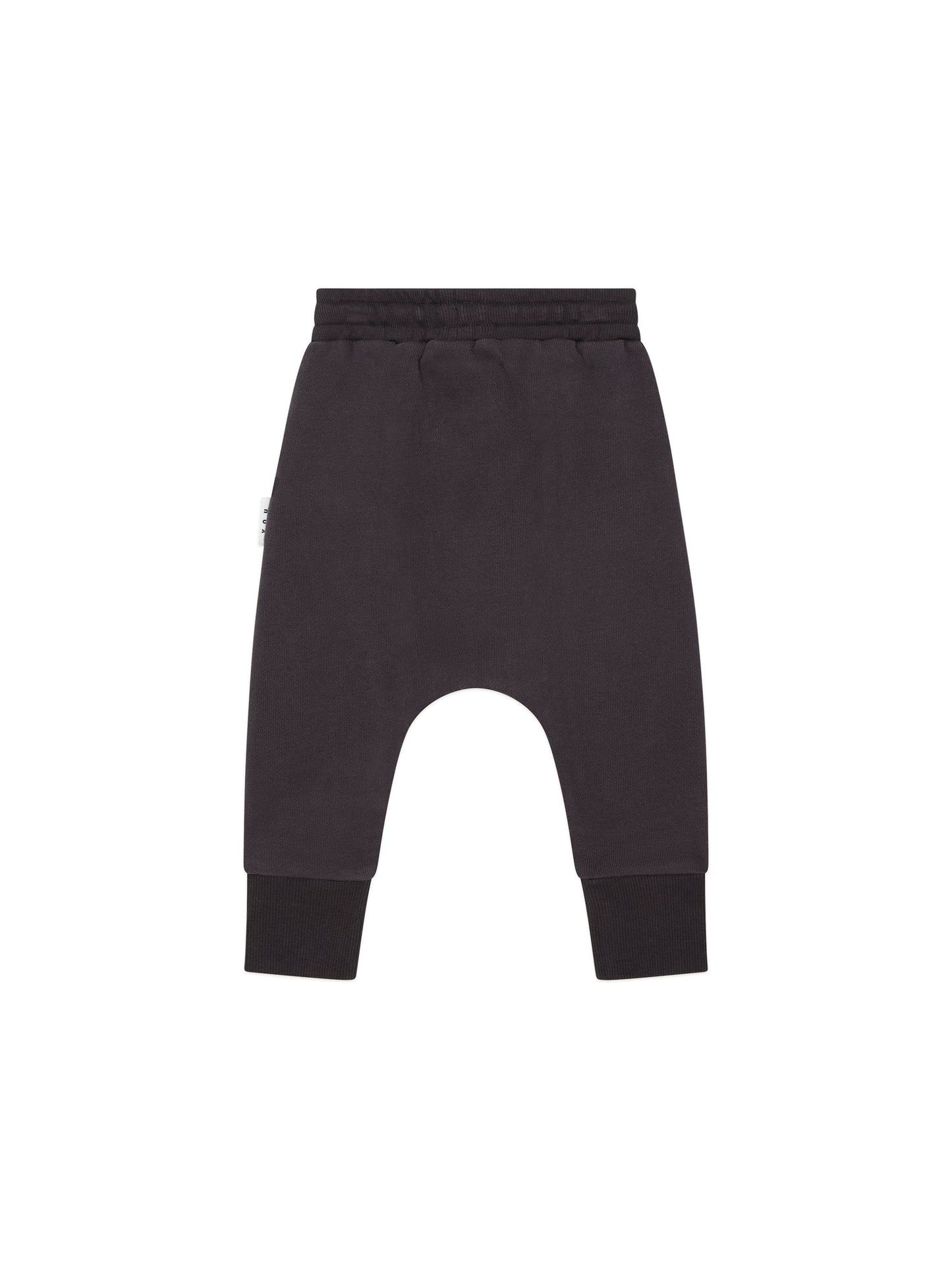 Huxbaby Soft Black Drop Crotch Pant