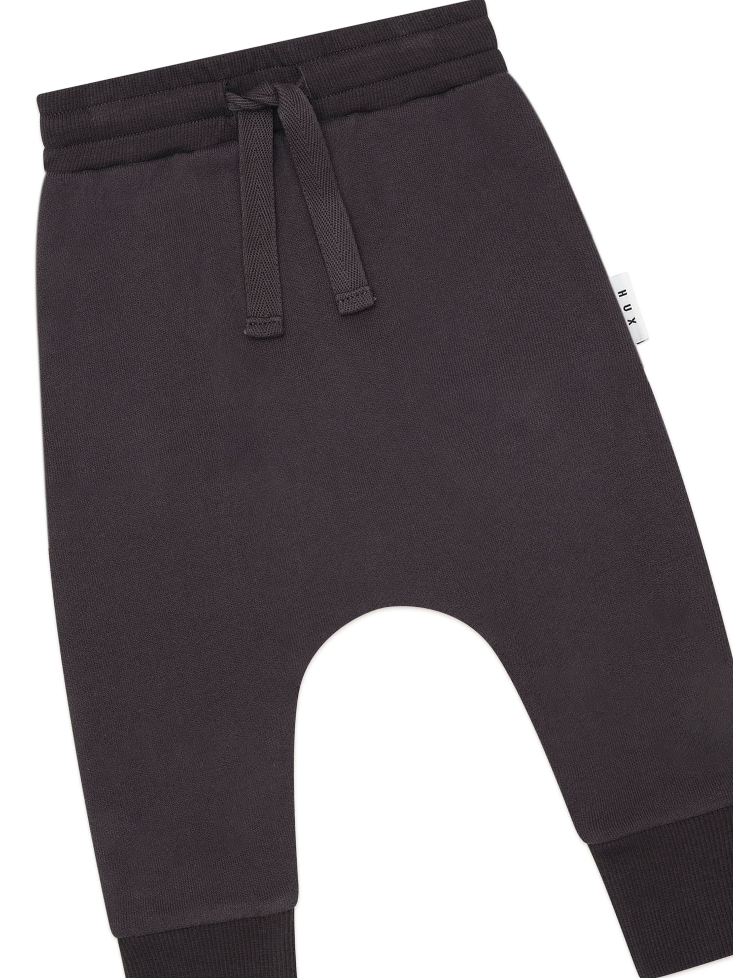 Huxbaby Soft Black Drop Crotch Pant