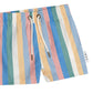 Huxbaby Vintage Stripe Swim Short Multi Stripe