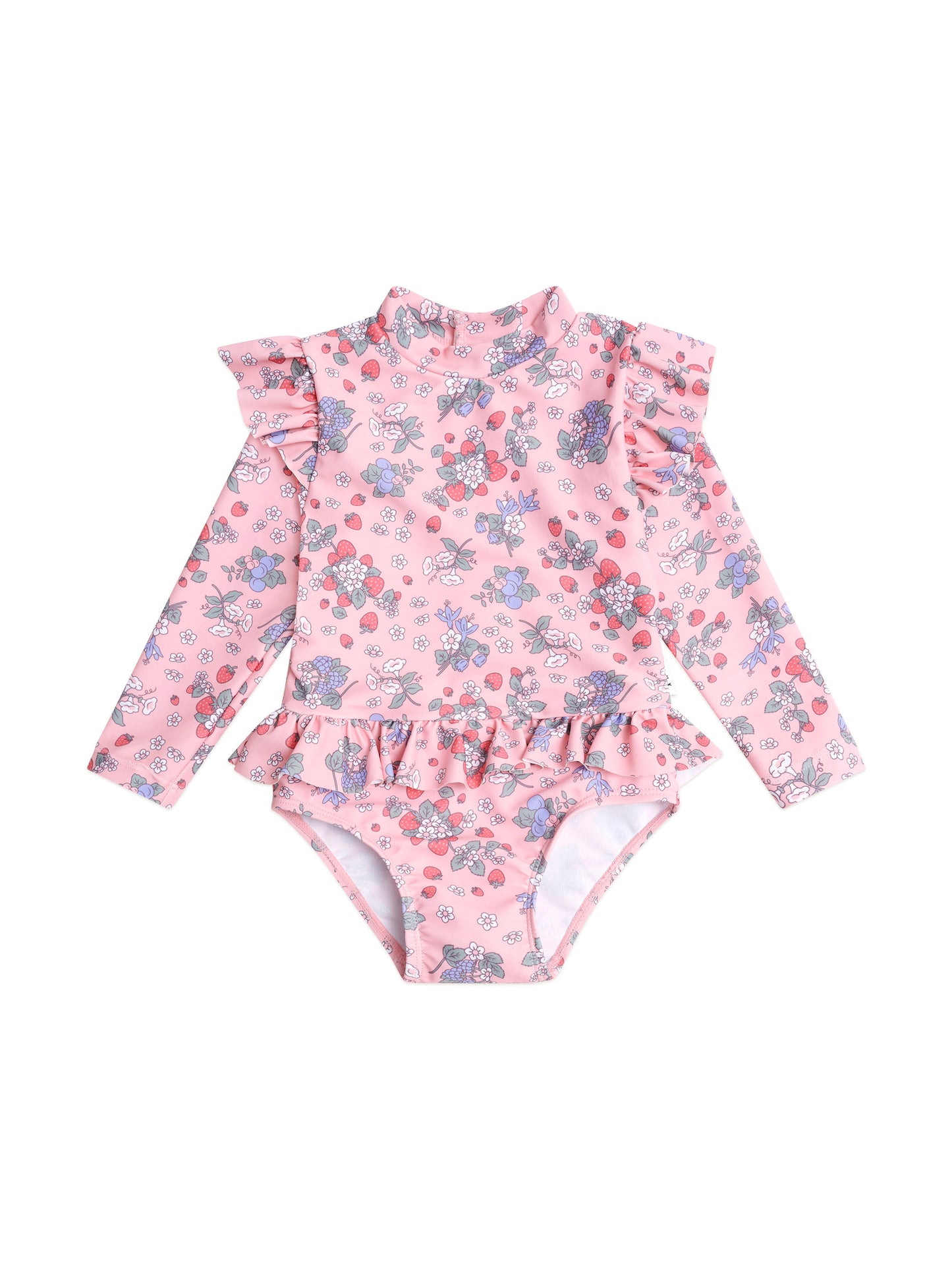 Huxbaby Strawberry Garden Frill Swimsuit