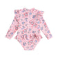 Huxbaby Strawberry Garden Frill Swimsuit