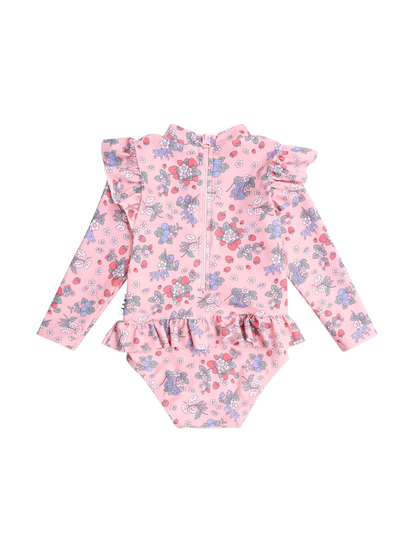 Huxbaby Strawberry Garden Frill Swimsuit